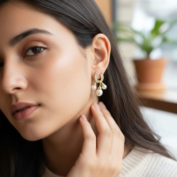 U PEARL EARRINGS