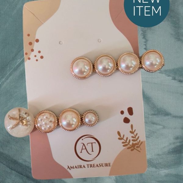 PEARL SIDE CLIPS (PACK OF 2)