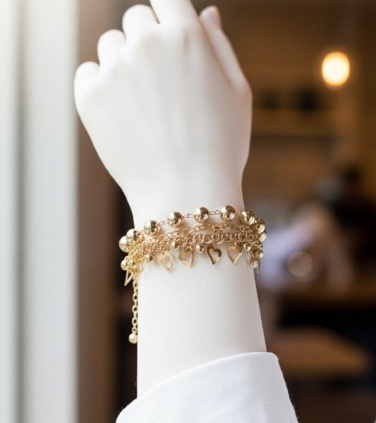 MULTI LAYER HEART BRACELET
